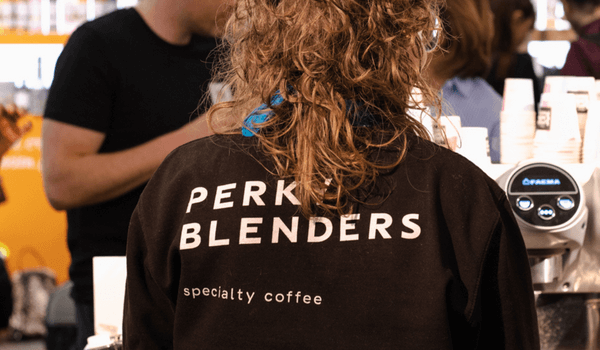 Back of a perky blenders t shirt