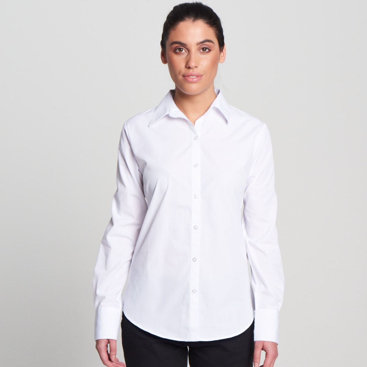 Premier Ladies Long Sleeve Poplin Blouse