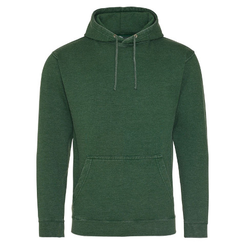 washed green hoodie