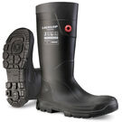 Dunlop Purofort Terrapro Full Safety Black Wellington