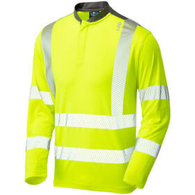 Leo Workwear Hi Vis Watermouth Performance Sleeved T-Shirt